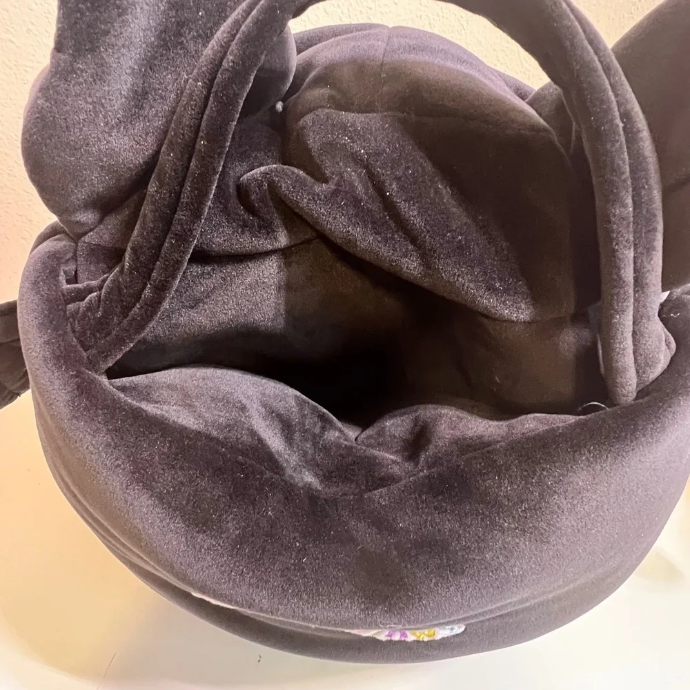 Squishmallows 12in Emily the Bat Treat Pail Black Halloween Plush Bag
